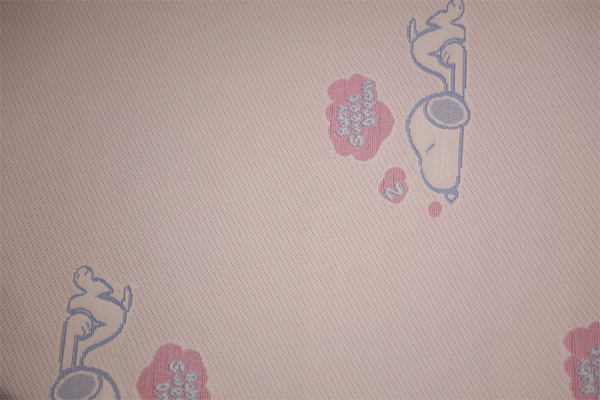 全滌卡通狗針織空氣層