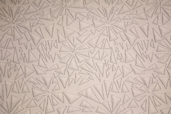 幾何銀絲高檔針織空氣層